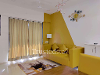 Living Area of TrustedStay Aleta Residency Service Apartment in Powai, Mumbai
